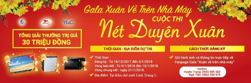 Sinh viên Văn hóa tổ chức “Nét duyên Xuân” cho công nhân thành phố.