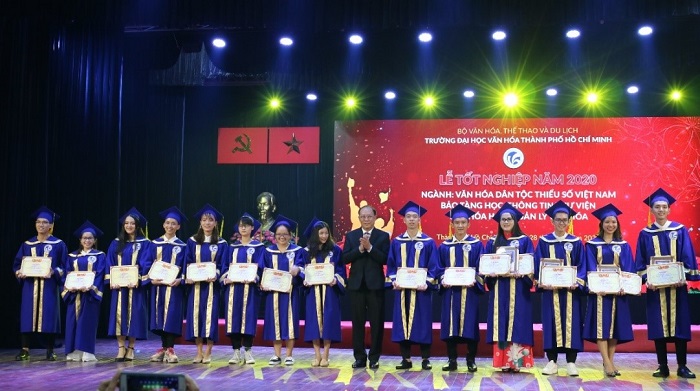 Trang trọng và đầy cảm xúc trong Lễ tốt nghiệp năm 2020 của Trường Đại học văn hóa TP.HCM