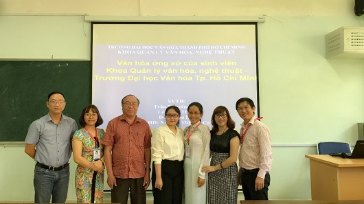 Nghiệm thu đề tài nghiên cứu khoa học cấp Khoa “Văn hóa ứng xử của sinh viên Khoa Quản lý văn hóa, nghệ thuật – Trường Đại học Văn hóa Tp. Hồ Chí Minh”