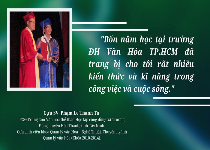 Phạm Lê Thanh Tú: tôi đã áp dụng hầu hết những kiến thức, kỹ năng đã được học để hoàn thành tốt công tác