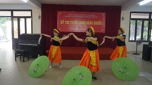 Những kinh nghiệm quý giá khi thi tuyển năng khiếu vào trường Đại học Văn hóa TP.HCM